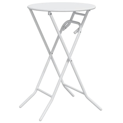 Havemøbel Bord Hvid 50 x 50 x 72 cm Metal