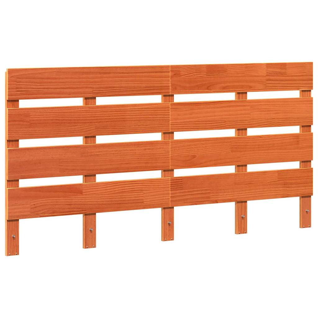 Hovedgærde Brun 140,5 x 3 x 80 cm Massiv fyrretræ