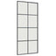 skydedør med hardwaresæt 90x205 cm ESG glas sort
