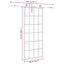 skydedør med hardwaresæt 90x205 cm ESG glas sort