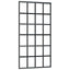 skydedør med hardwaresæt 102x205 cm ESG glas sort