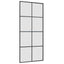 skydedør med hardwaresæt 90x205 cm ESG glas sort