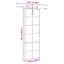 skydedør med hardwaresæt 76x205 cm ESG glas sort