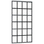 skydedør med hardwaresæt 102x205 cm ESG glas sort