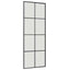 skydedør med hardwaresæt 76x205 cm ESG glas sort