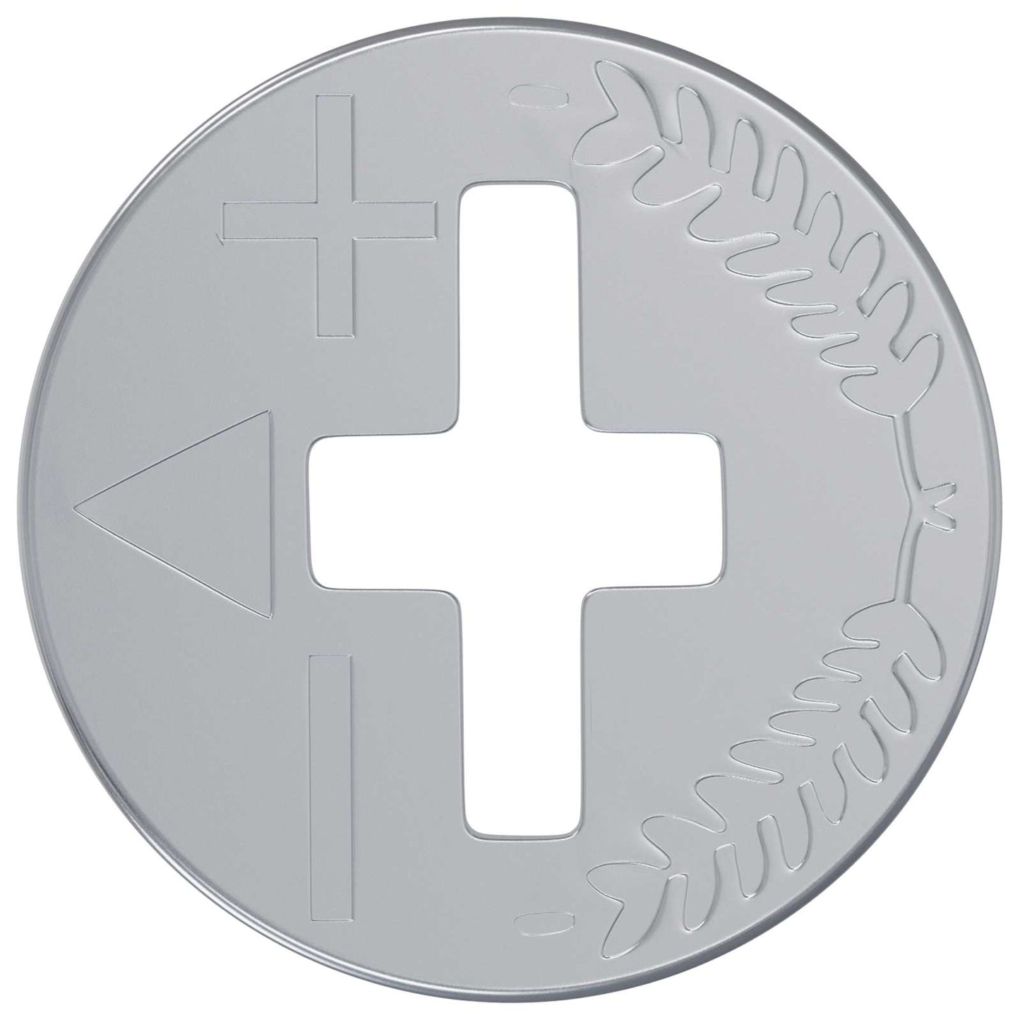 Kam Lås Skruer 2 pcs Sølv 12 x 10 mm Metal