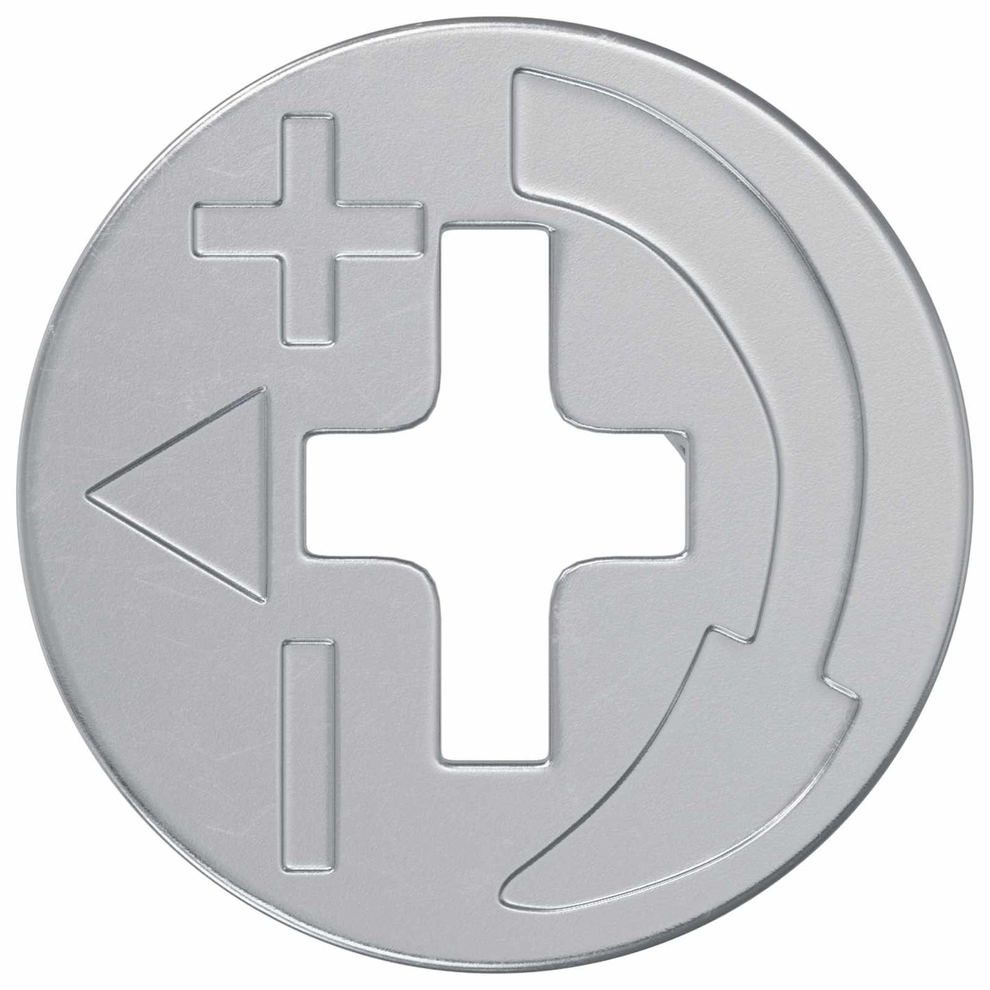 Kam Lås Skruer 12 pcs Sølv 15 x 11,5 mm Metal