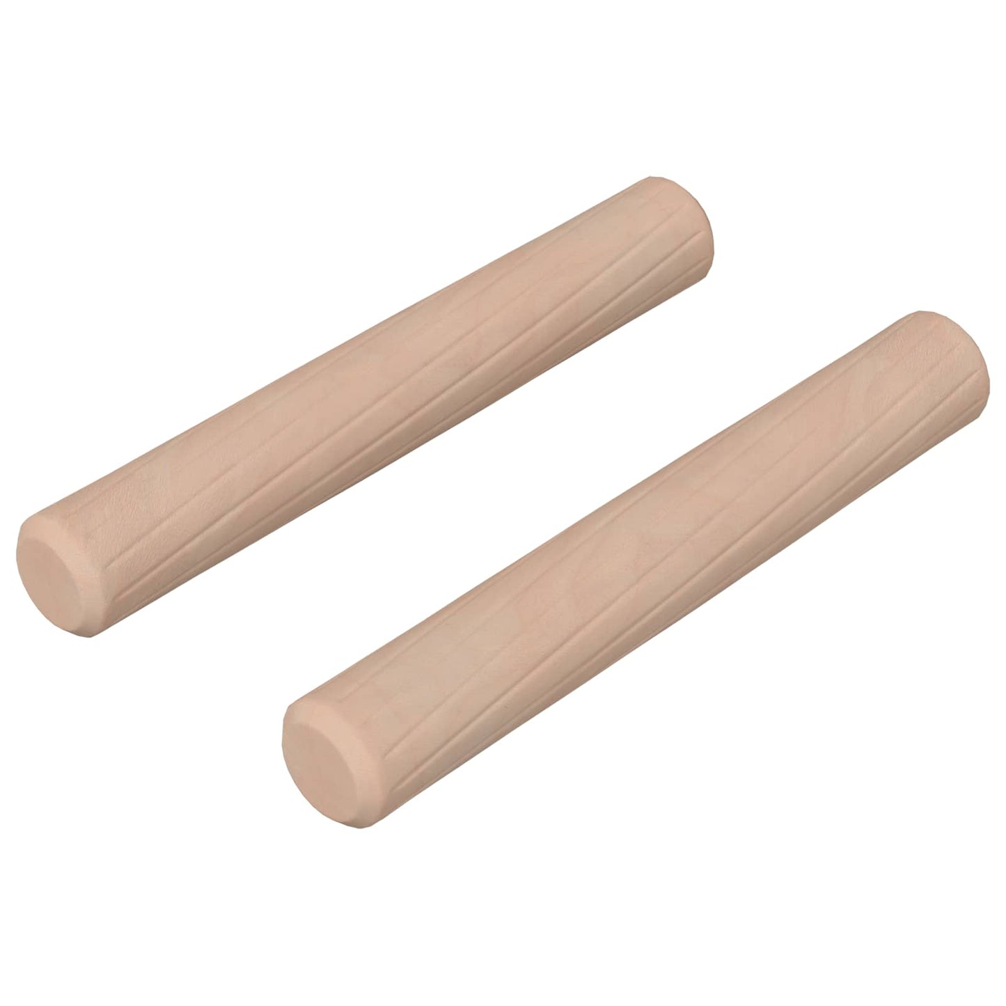 Trædowels 2 pcs Naturfarvet Ø 6 x 40 mm Massivt træ