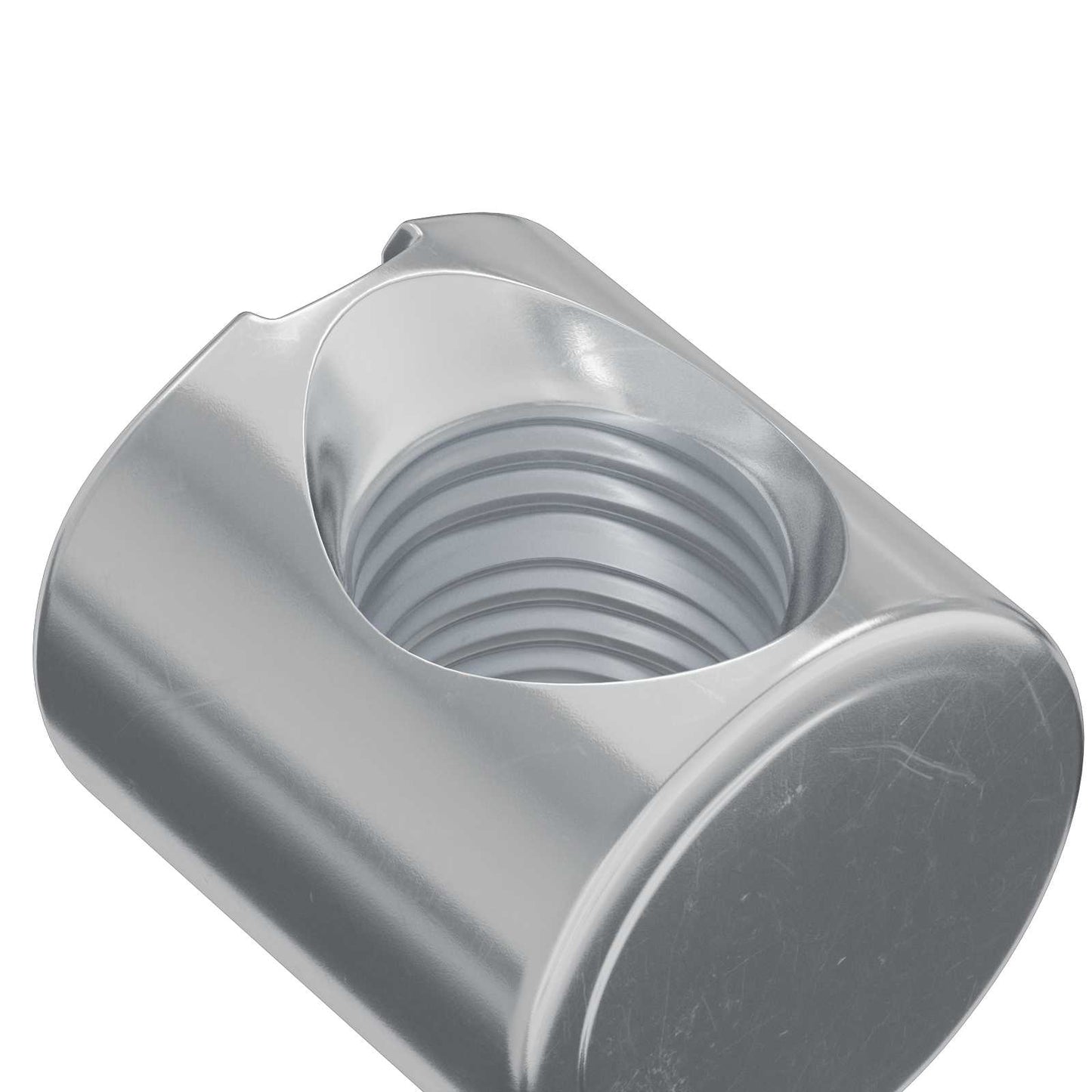 Tønde møtrikker 2 pcs Sølv M6 x 12 mm Metal