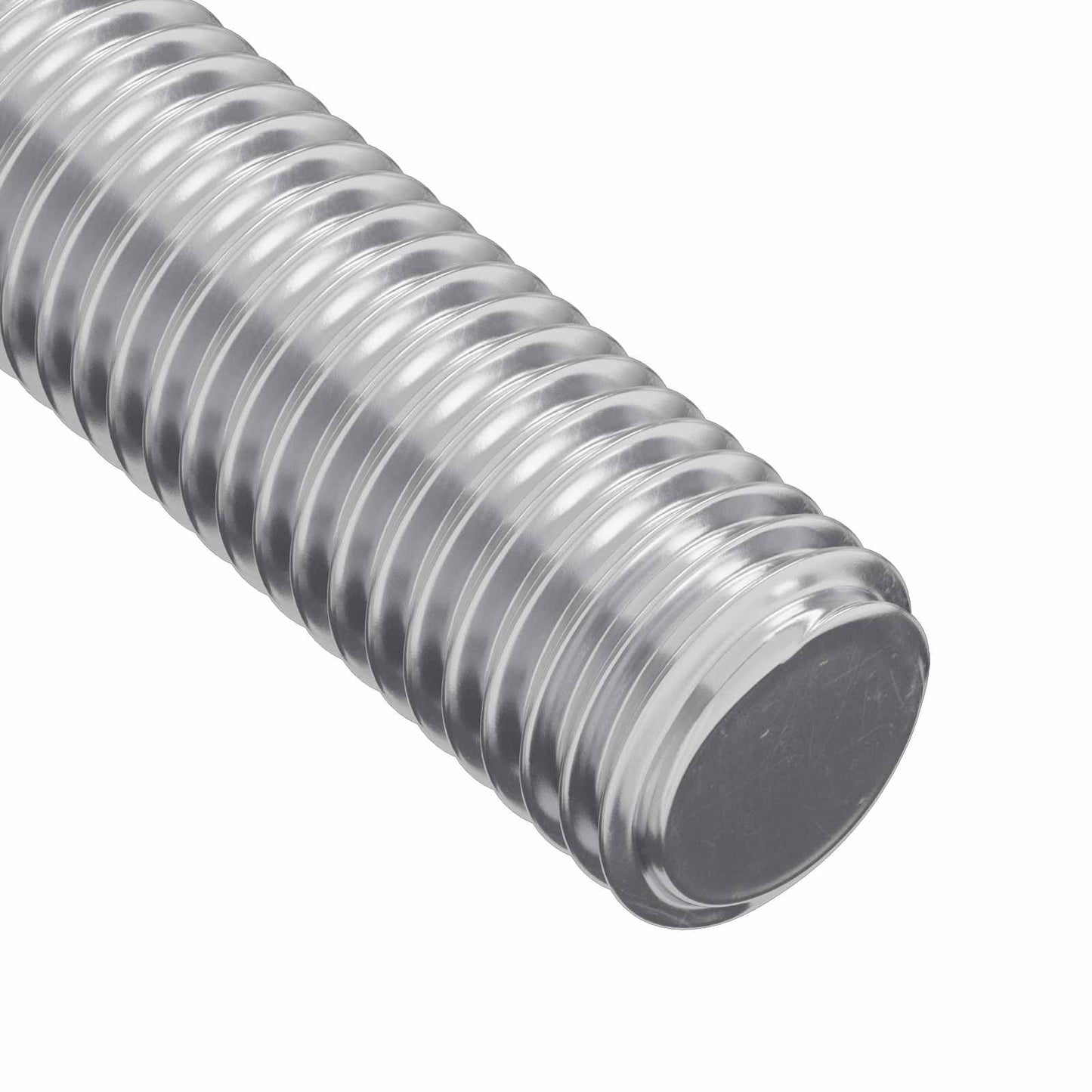 Gevindstænger 2 pcs Sølv M6 x 120 mm Metal