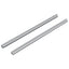 Gevindstænger 2 pcs Sølv M6 x 120 mm Metal