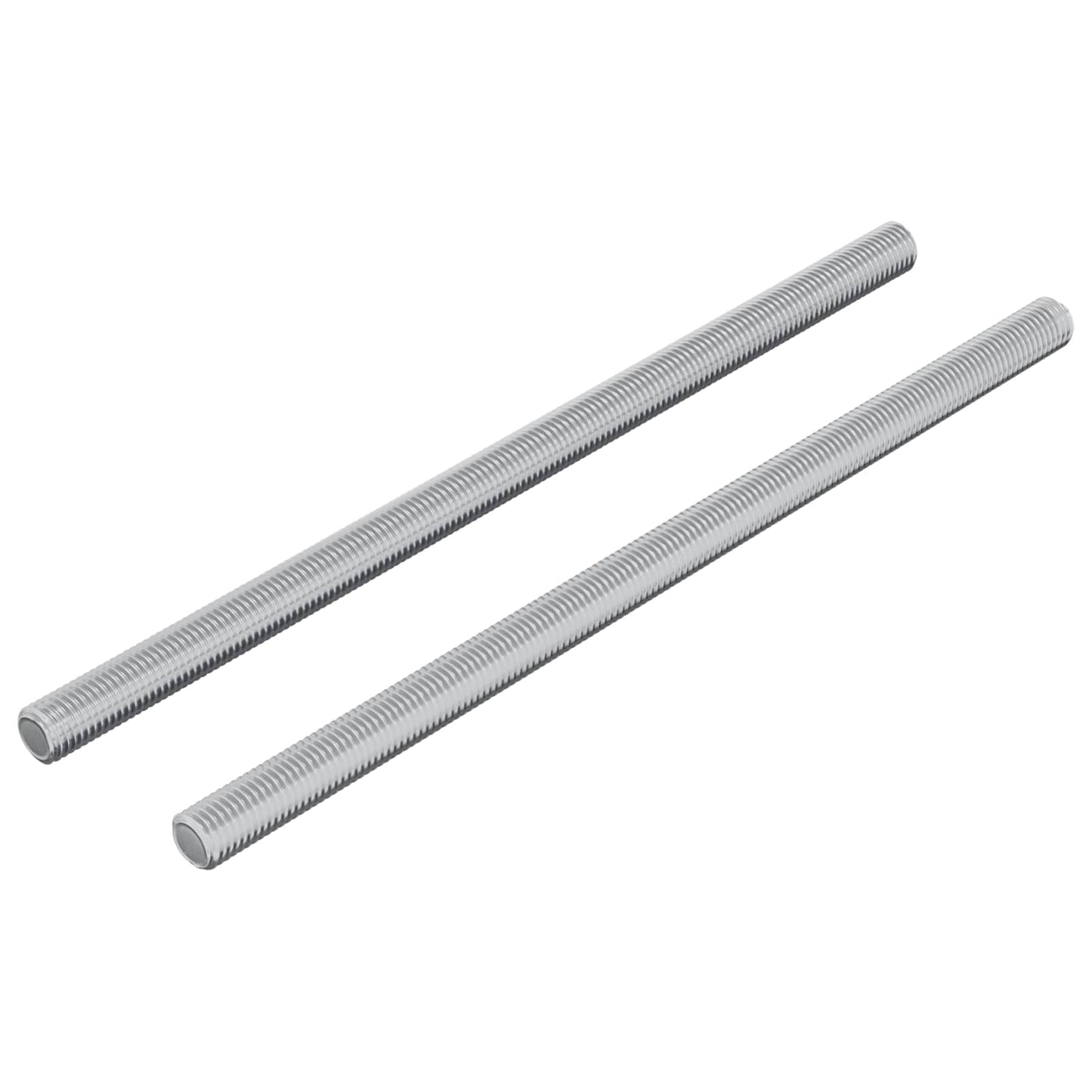 Gevindstænger 2 pcs Sølv M6 x 120 mm Metal