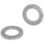 Skiver 2 pcs Sølv 10 x 10 x 0,8 mm Jern