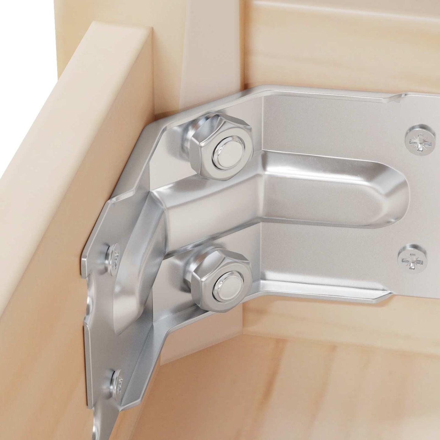 Sekskantmøtrik 12 pcs Sølv m8 Metal