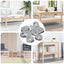 Sekskantmøtrik 3600 pcs Sølv Metal
