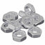 Sekskantmøtrik 3600 pcs Sølv Metal