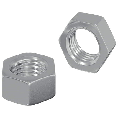 Sekskantmøtrik 2 pcs Sølv M6 Metal