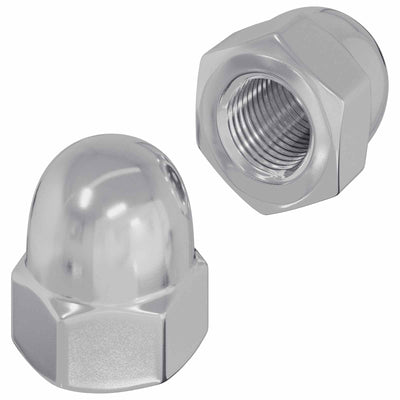 Sekskantet Egetræ Møtrikker 2 pcs Sølv m8 Metal