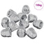 Sekskantet Egetræ Møtrikker 3913 pcs Sølv Metal