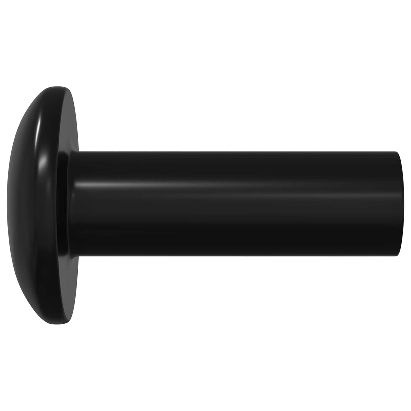 Sleeve Møtrikker 2 pcs Sort M4 x 14,5 mm Metal