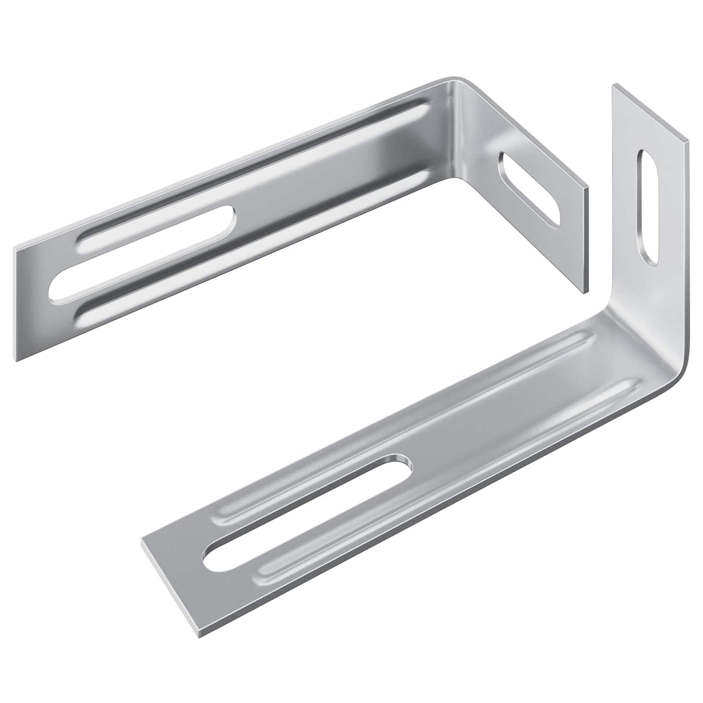 Anti-tip beslag 2 Sølv 74,5 x 15 x 32 mm Jern