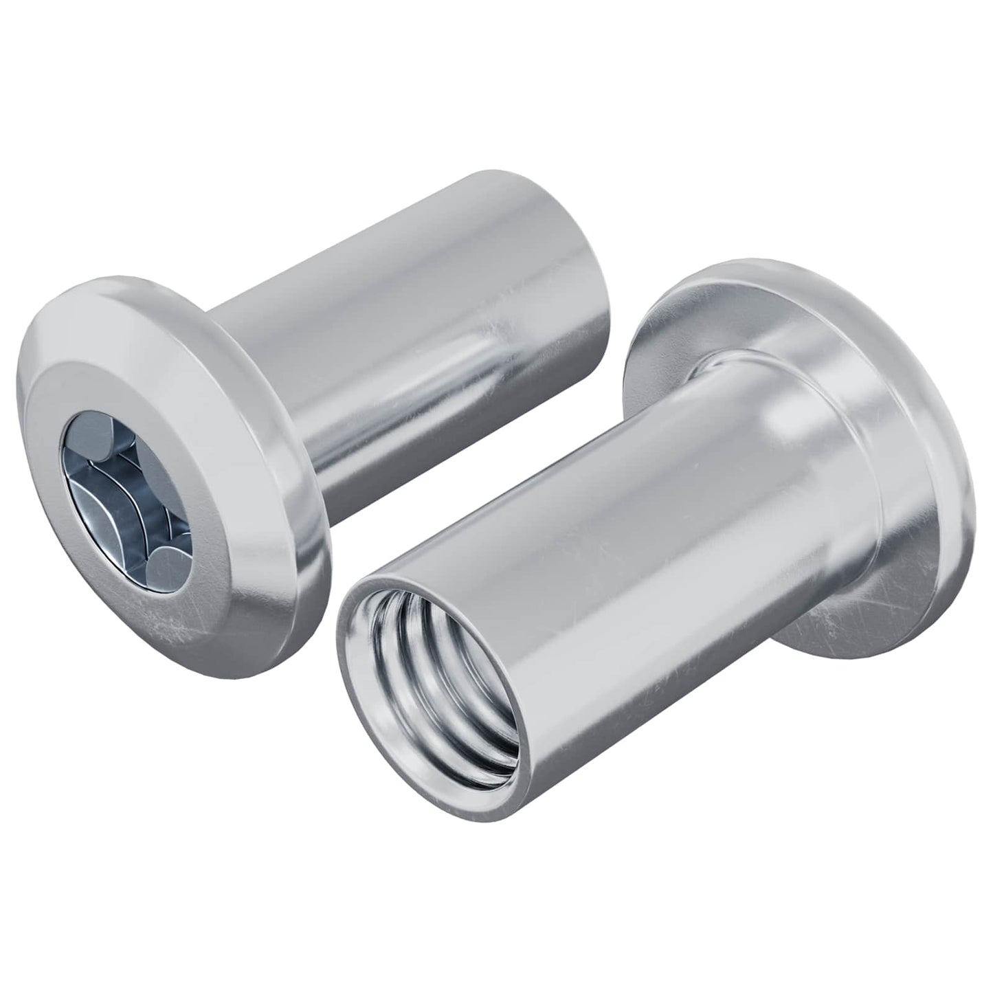 Låse Skive 2 pcs Nikkel M6 x 25 mm Stål