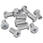 Låse Skive 2857 pcs Nikkel Stål