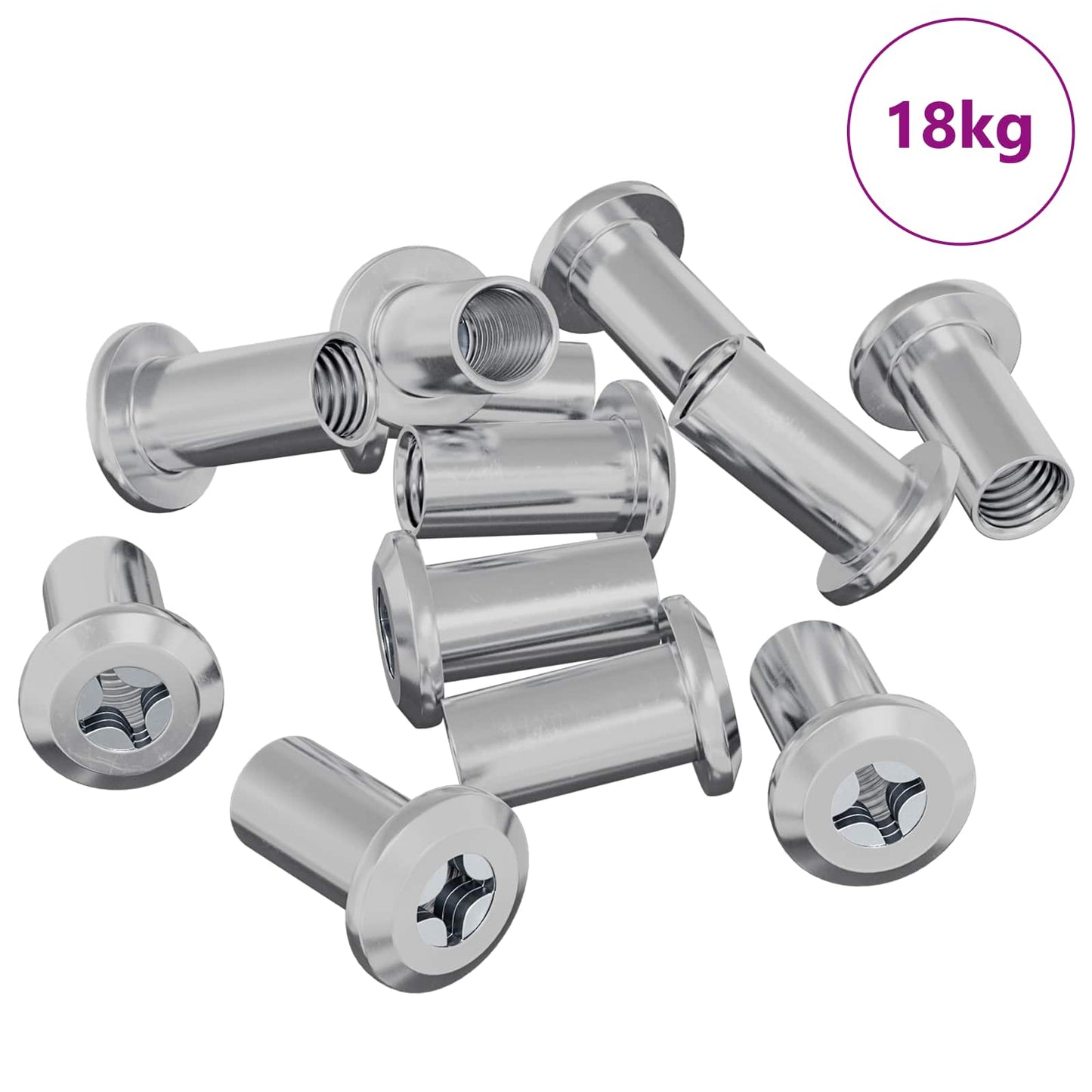 Låse Skive 2857 pcs Nikkel Stål