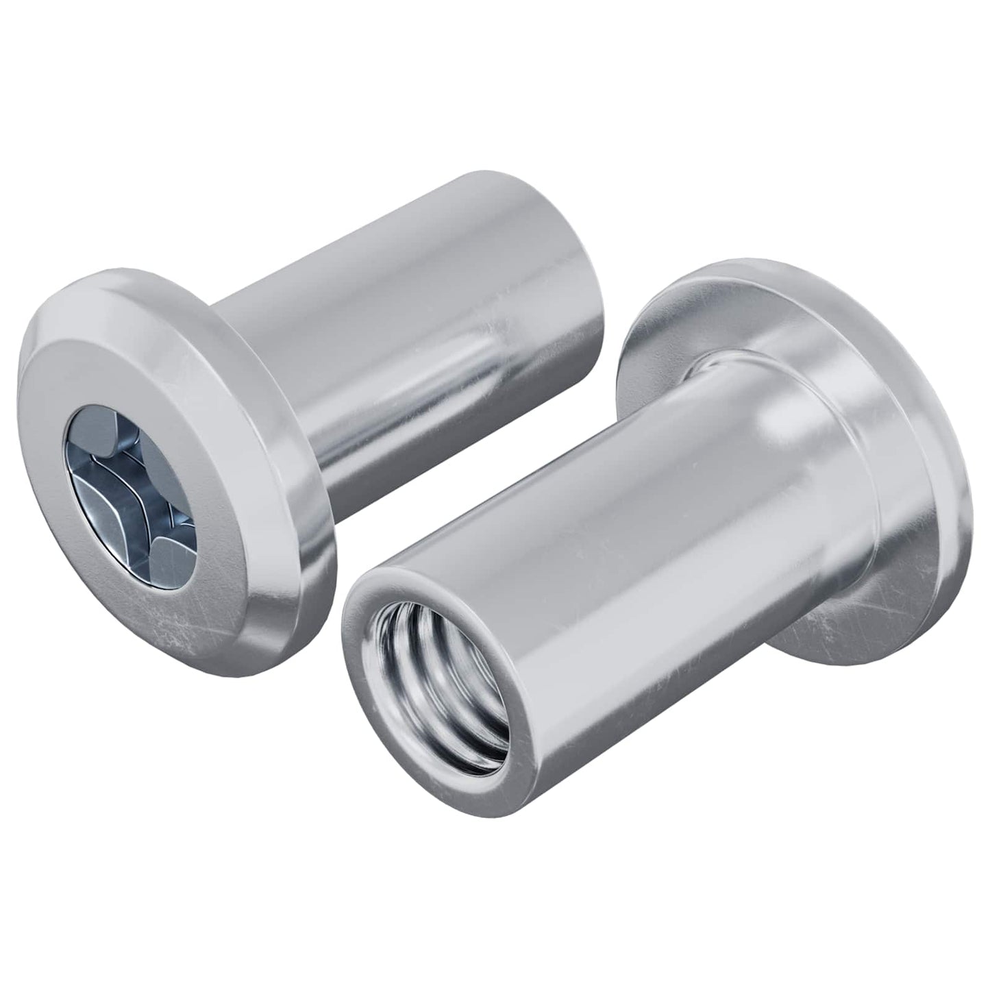 Låse Skive 2 pcs Sølv M6 x 15 mm Stål