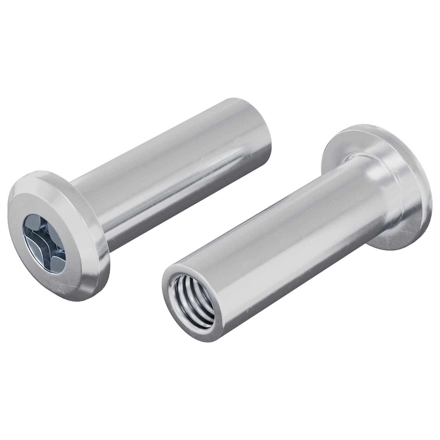 Låse Skive 2 pcs Sølv M6 x 25 mm Stål