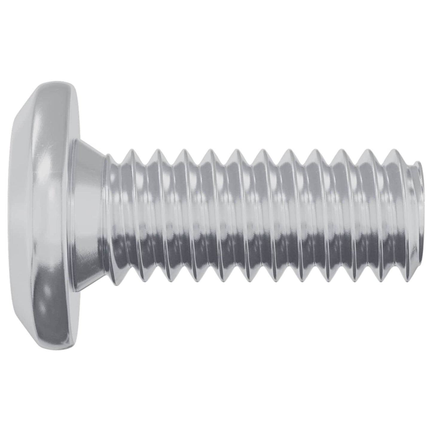 Hovedlås Skrue 2 pcs Sølv M6 x 15 mm Stål