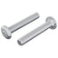Hovedlås Skrue 2 pcs Sølv M6 x 35 mm Stål