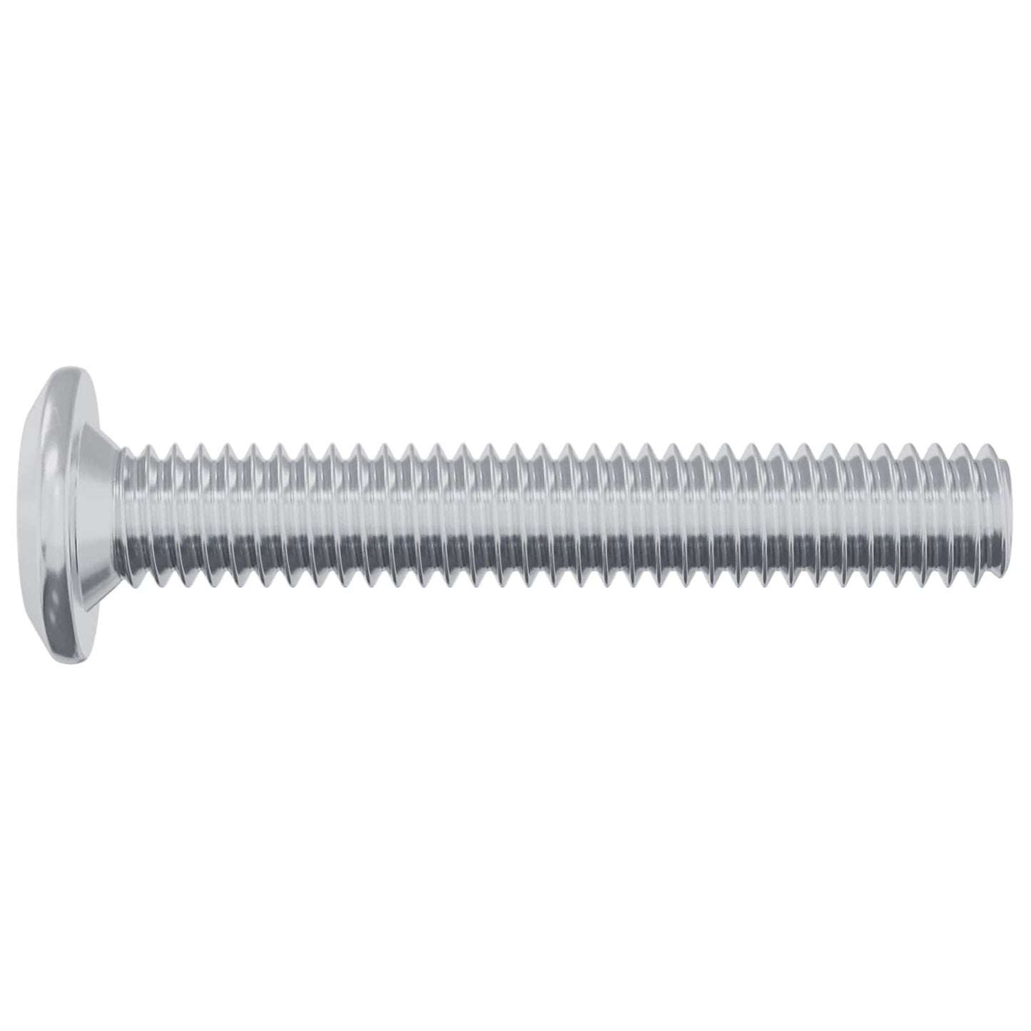 Hovedlås Skrue 2 pcs Sølv M6 x 35 mm Stål