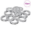 Fjedervasker 12 pcs Hvid 13 x 1 mm Jern