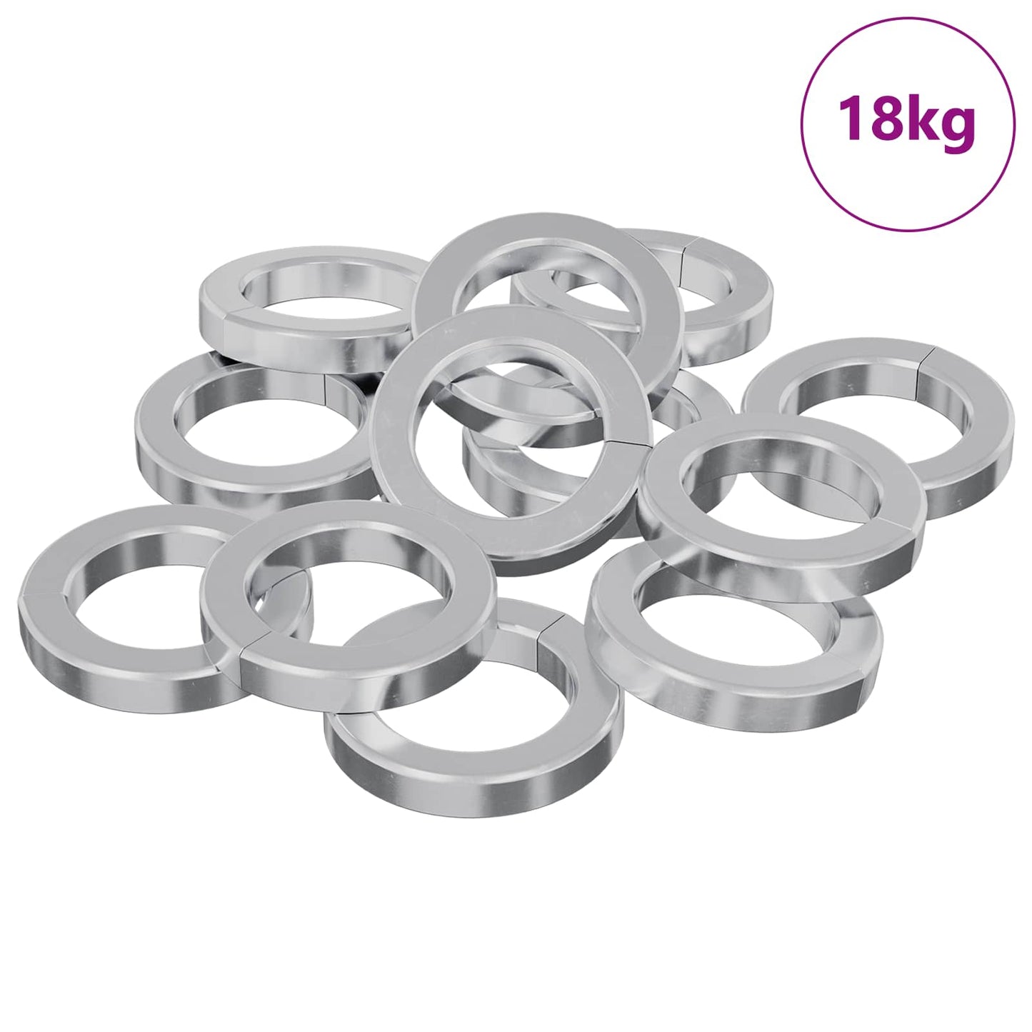 Fjedervasker 15929 stk. Hvid Jern