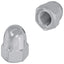 Skruen 2 pcs Sølv M6 x 10 mm Jern