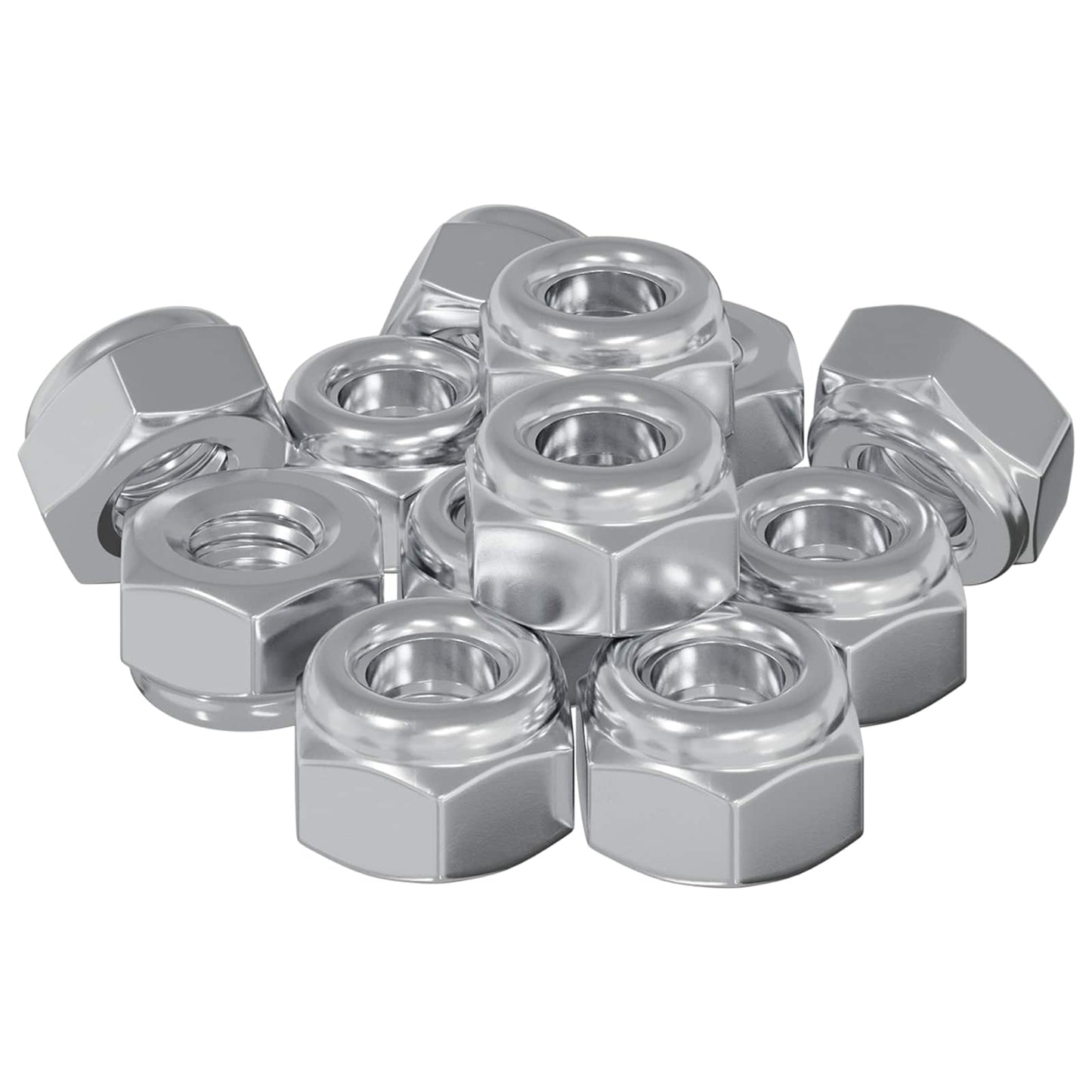 Skruen 12 pcs Sølv M6 x 10 mm Jern