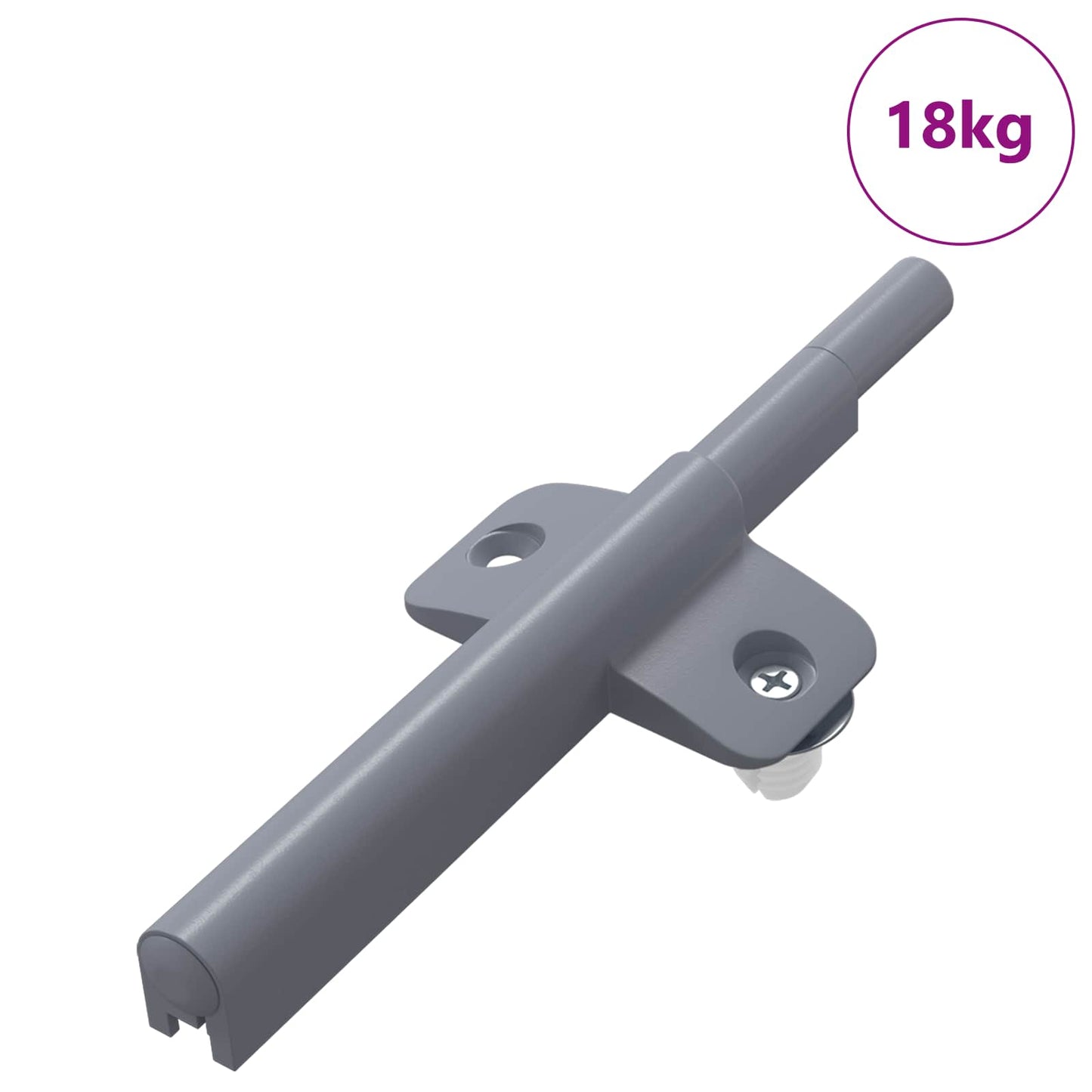 Blød luk damper 1161 pcs Grå 125 x 47 x 15 mm PP