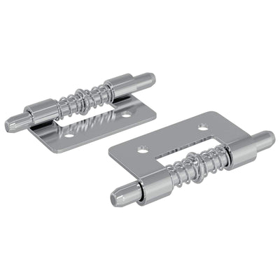 Lås 2 pcs Sølv 46 x 17 x 1,2 mm Stål