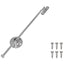 Pull Rod Hinge 439 pcs Sølv Jern