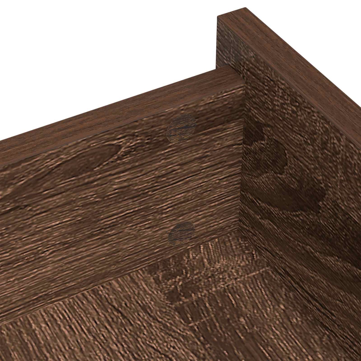 Klæbende Skrue Cover 2 pcs Brun eg Ø 20 x 0,5 mm Coated Papir