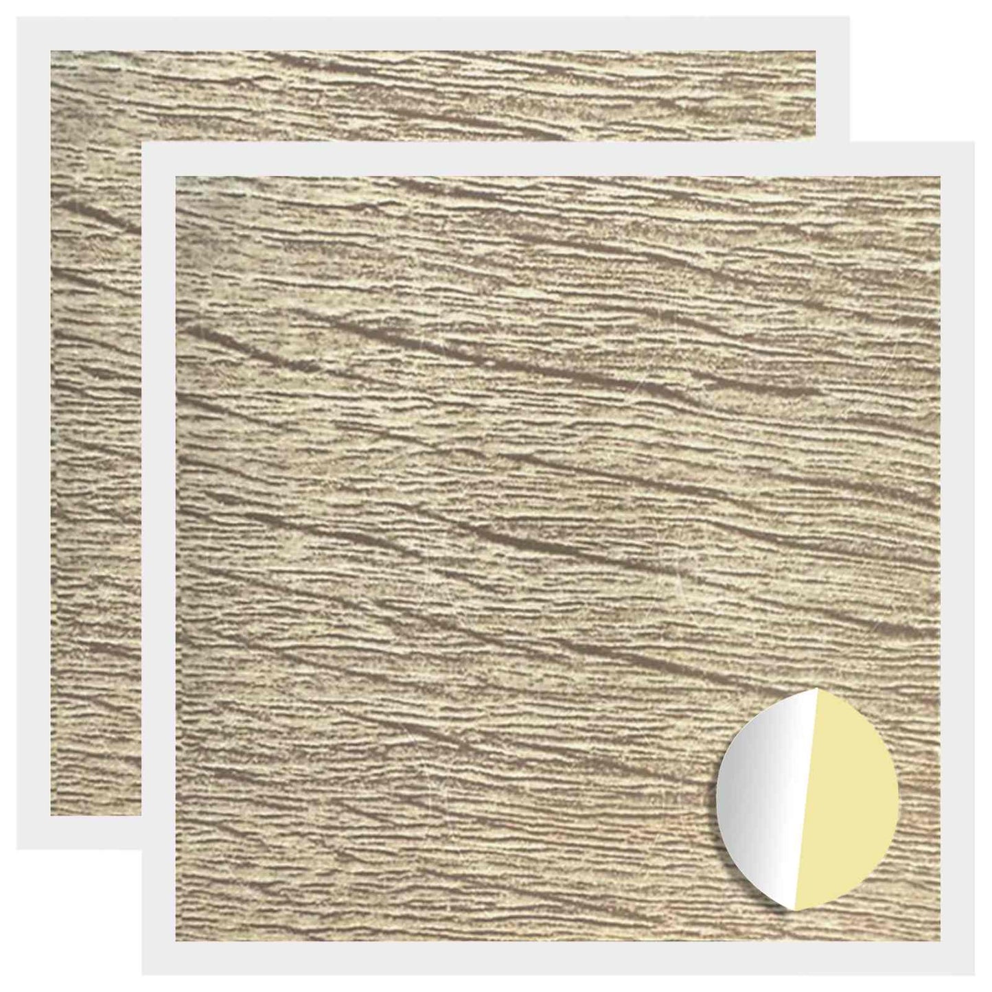Klæbende Skrue Cover 2 pcs Sonoma eg Ø 20 x 0,5 mm Coated Papir