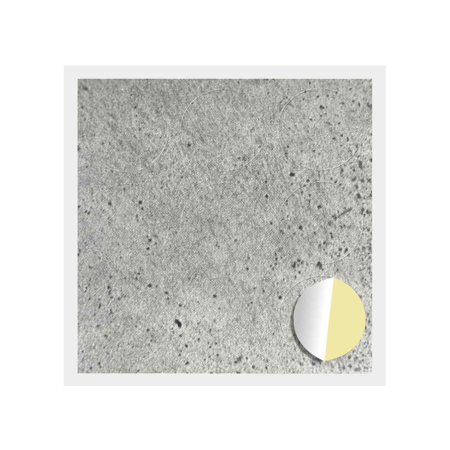 Klæbende Skrue Cover 12 pcs Beton Grå Ø 20 x 0,5 mm