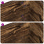 Klæbende Skrue Cover 12 pcs Røget eg Ø 20 x 0,5 mm Coated Papir