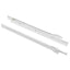 Skuffeskinne 2 pcs Hvid 350 mm Stål