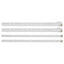 Skuffeskinne 12 pcs Hvid 450 mm Stål