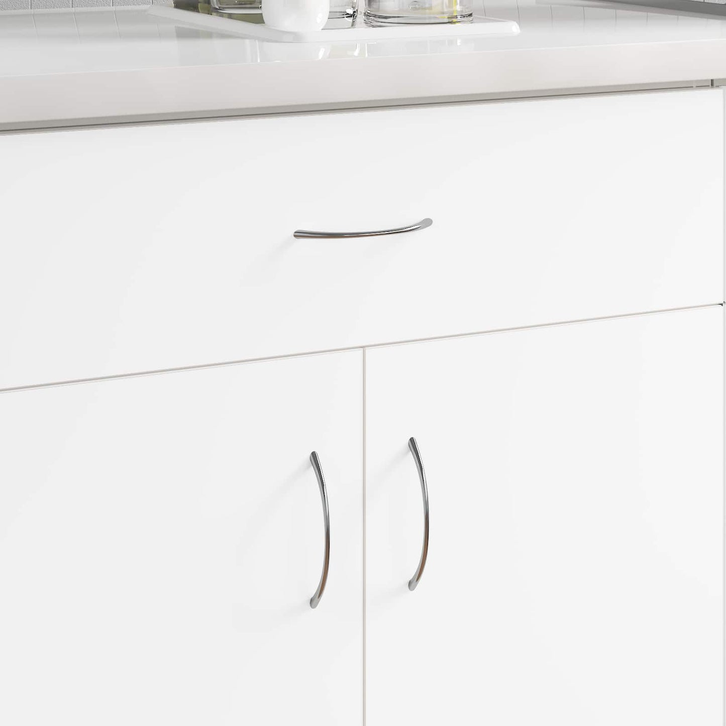 Håndtag 1385 pcs Sølv 107 x 3.6 x 23 mm Rustfrit stål