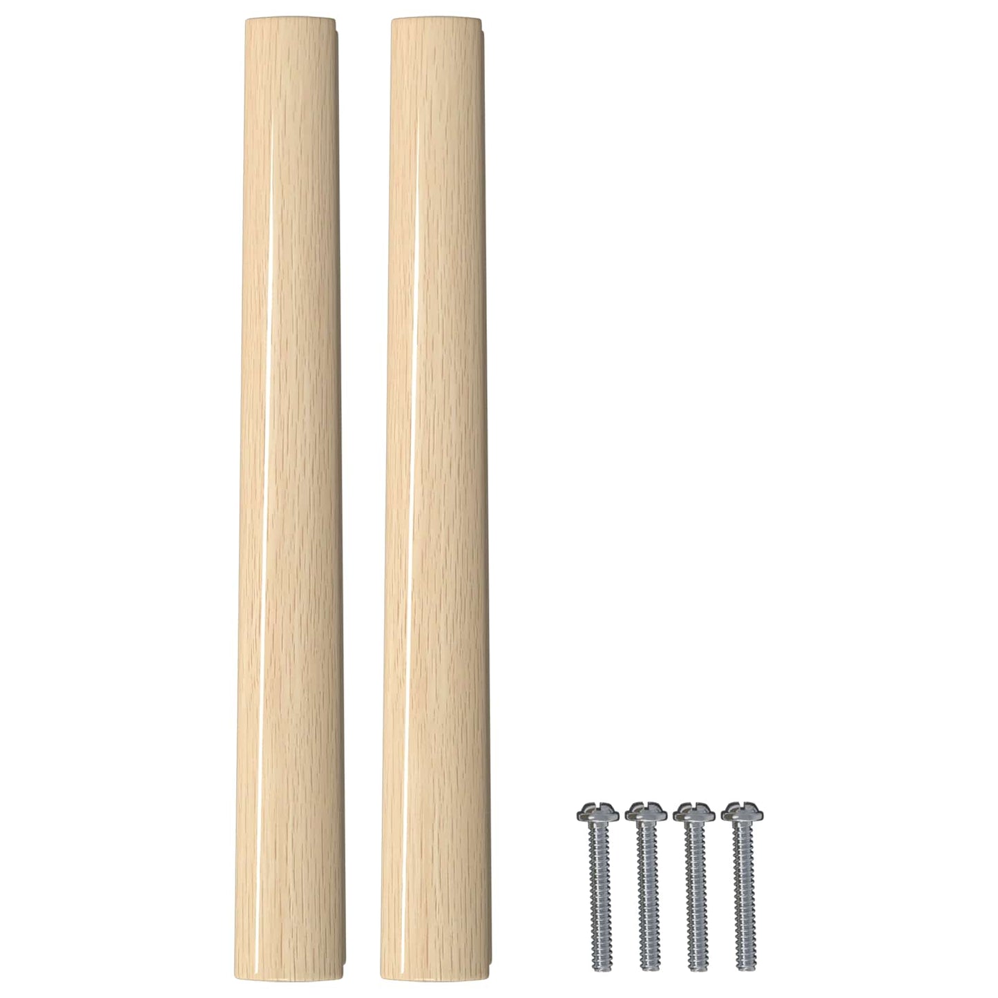 Lige håndtag 587 pcs Naturlig træfarve 130 x 25 x 30 mm