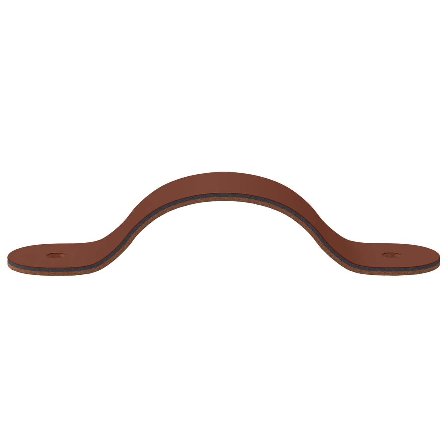 Skab Håndtag 2 pcs Brun 140 x 25 x 2,3 mm PU