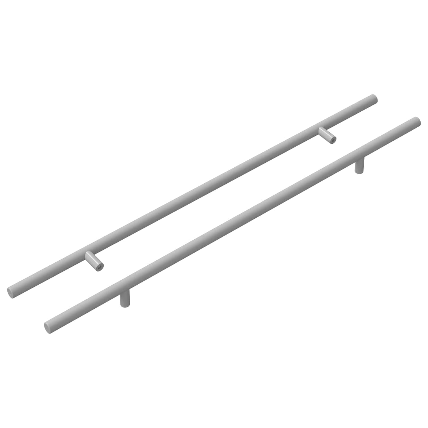 Håndtag 2 pcs Sølv 500 mm Stål
